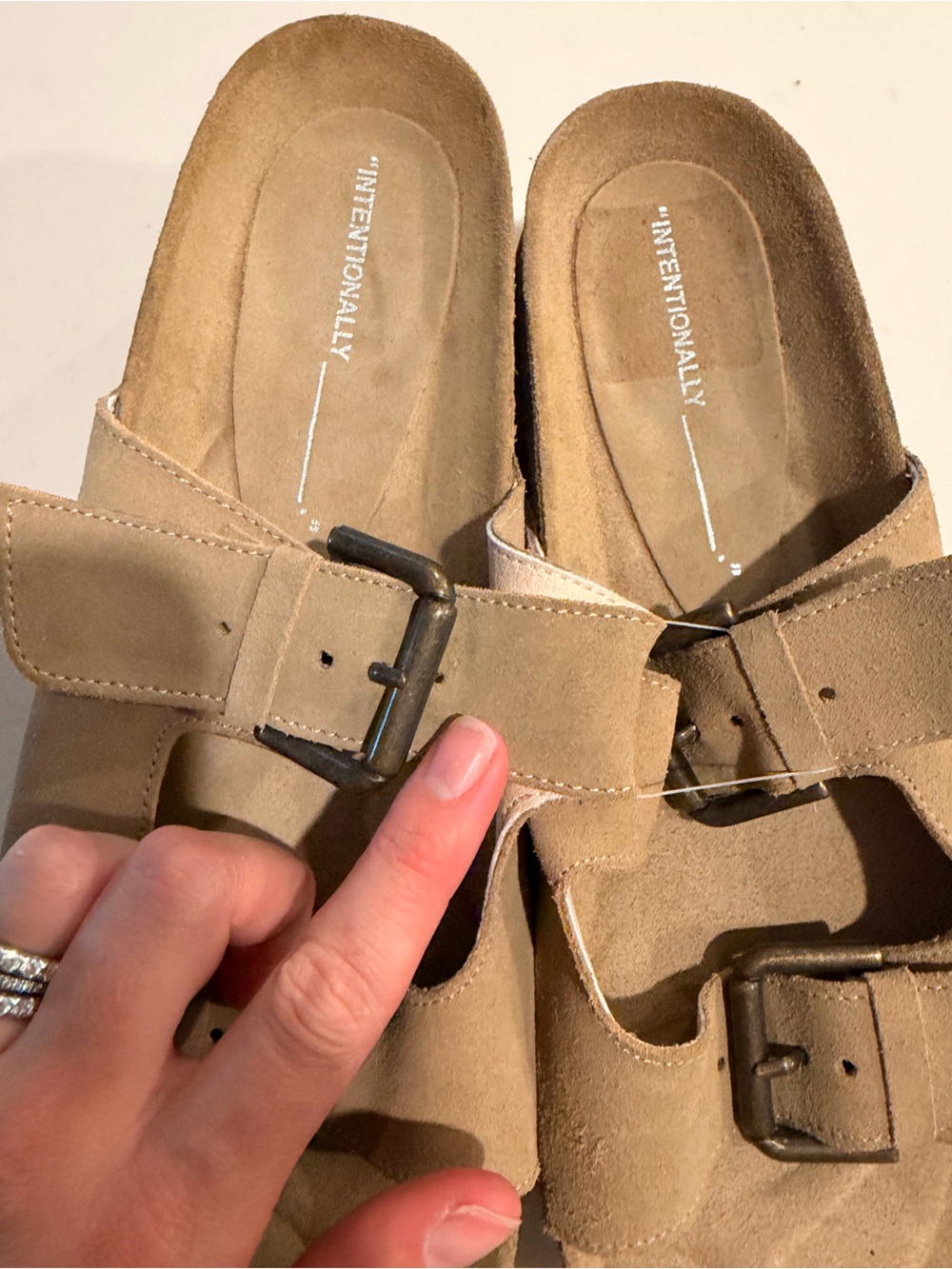 Intentionally blank Rule Breaker Flatform Sandals Sz 40 - Picture 6 of 6